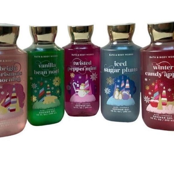 Bath and Body Works Assorted Christmas Shower Gels Price is for all 5. - Picture 1 of 7